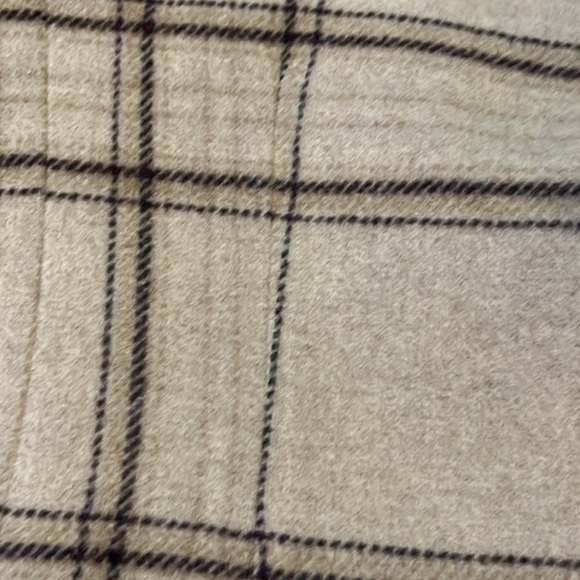 VTG-L.L. Bean-8 Reg-tan plaid-long sleeve, wool& cashmere blend,  blazer/jacket. - Picture 7 of 15